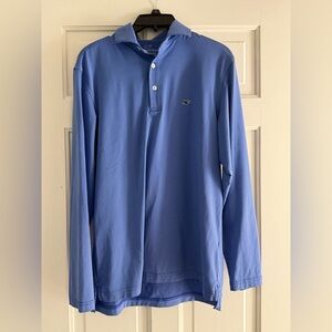 Vineyard Vines Blue Long Sleeve polo